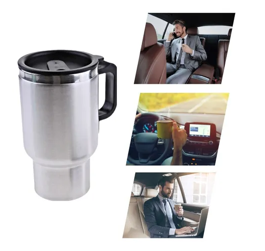 Caneca Elétrica Aquece Bebidas Usb carro escritório