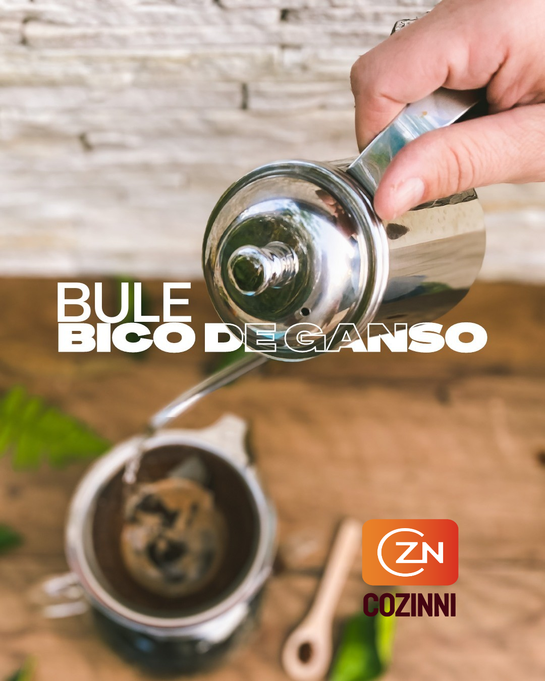 Bule Chaleira Bico Fino de Ganso 650 ml Inox Barista