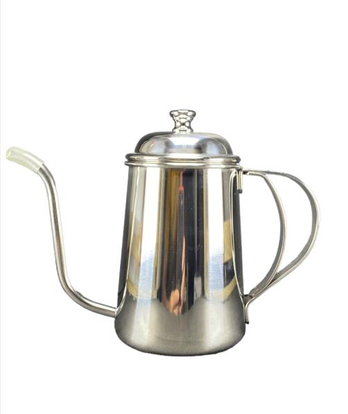 Bule Chaleira Bico Fino de Ganso 650 ml Inox Barista